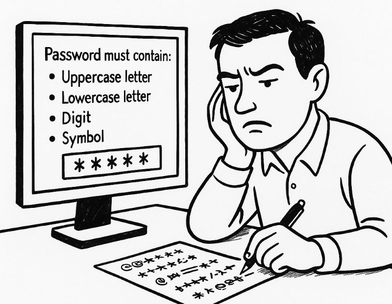 谁在发明这些折磨人的密码安全设置